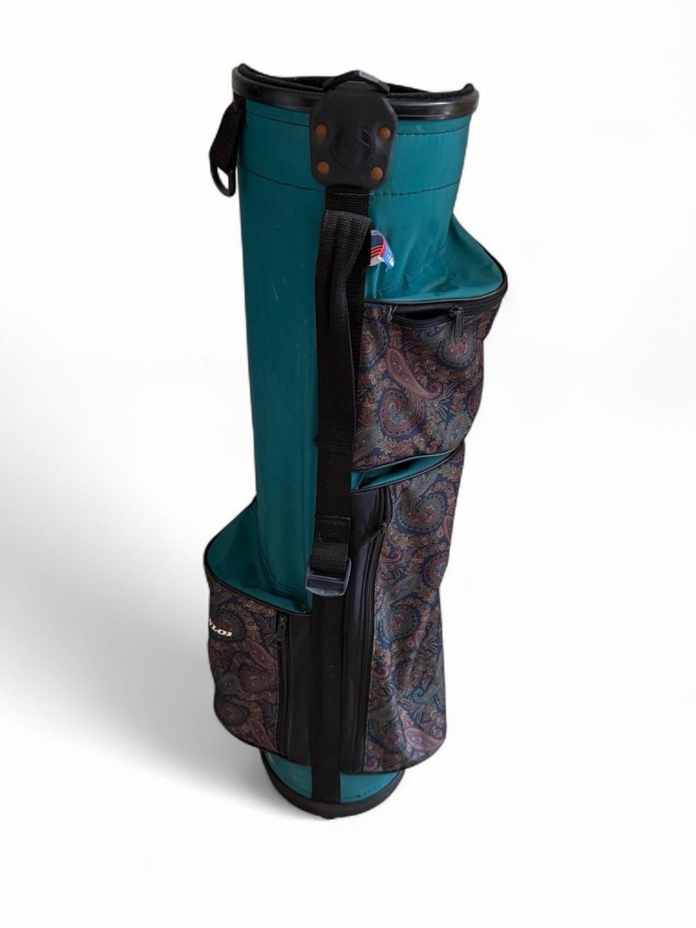 Teal and Paisley Golf Bag - Dunlop